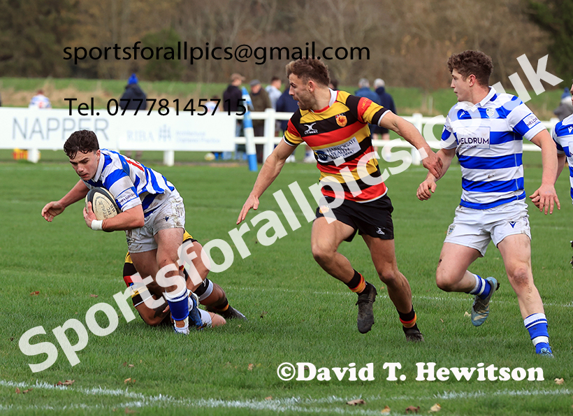 Tynedale v Harrogate, Tynedale Park, Corbridge.   Photo: David T. Hewitson/Sports for All Pics